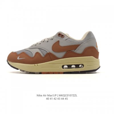 耐克 Nike Air Max 1 P 男子运动鞋缓震慢跑鞋，由 Nike 与阿姆斯特丹服饰品牌 Patta 联袂打造，将你挚爱的经典外观与荷兰品牌的反叛精神巧