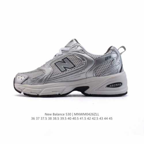 真标 新百伦 Nb530 New Balance 530 复跑古鞋 厚底增高老爹鞋 缓震运动慢跑鞋。Nb530这鞋双确实是Nb家经复典古款式之一，以全科新技诠释
