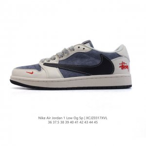 310 【公司级】真标 耐克/Nike Air Jordan 1 Low Og Sp"Military Blue"Aj1乔1倒勾低帮篮球鞋 Aj1 乔丹1代 A