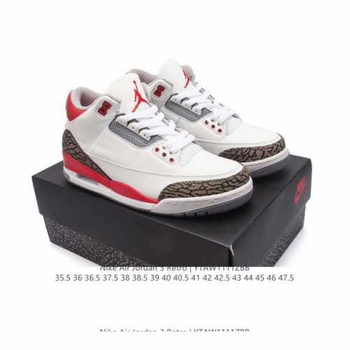 头层皮 耐克 乔丹 AJ3 耐克 Nike Air Jordan 3 Retro SE 乔3 复刻篮球鞋 乔丹3代 三代 男女子运动鞋，作为 AJ 系列中广受认