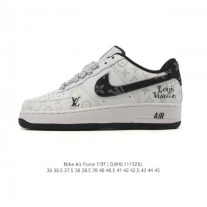 耐克 Nike Air Force 1 '07 Low 空军一号含气垫 低帮 小白鞋 百搭厚底增高休闲运动板鞋。柔软、弹性十足的缓震性能和出色的中底设计，横跨复