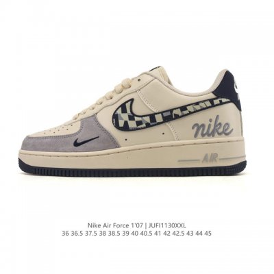 公司级 Af1耐克 Nike Air Force 1 ‘07 Low 空军一号 厚底增高百搭运动板鞋 原楦头原纸板 打造纯正空军版型，专注外贸渠道 全掌内置蜂窝