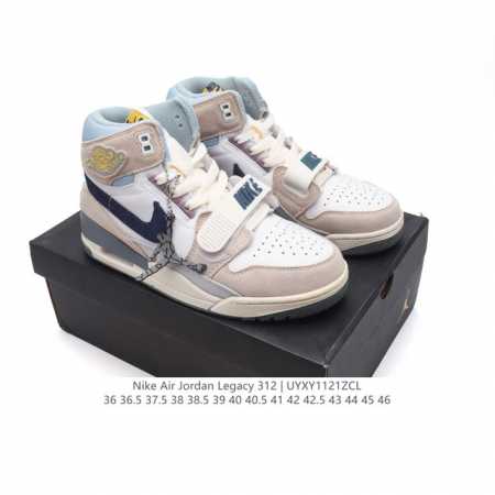 特价头层皮 耐克 Aj 乔丹 Air Jordan Legacy 312 高帮运动鞋 Aj312 乔312百搭篮球鞋 酷炫混搭，谁人不爱？Air Jordan - 点击图像关闭