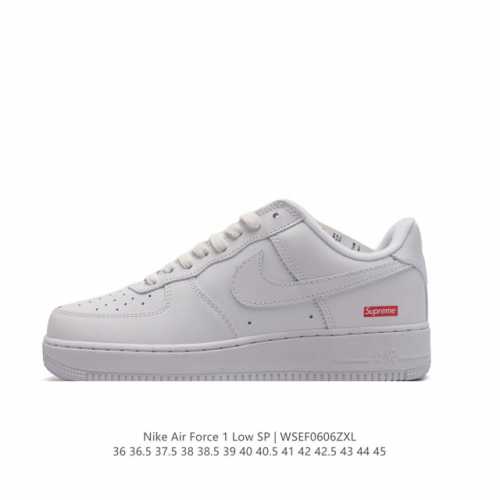 耐克 Nike Air Force 1 '07 Low 空军一号含气垫 低帮百搭厚底增高休闲运动板鞋。柔软、弹性十足的缓震性能和出色的中底设计，横跨复古与现代的