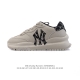 全新2025年新款，Ny美国榄球洋基队New York Yankees X Mlb Chunky Runner Liner 莱纳系列低帮厚底老爹风透气舒适皮面休