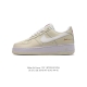 耐克 Nike Air Force 1 '07 Low 空军一号含气垫 低帮百搭厚底增高休闲运动板鞋。柔软、弹性十足的缓震性能和出色的中底设计，横跨复古与现代的