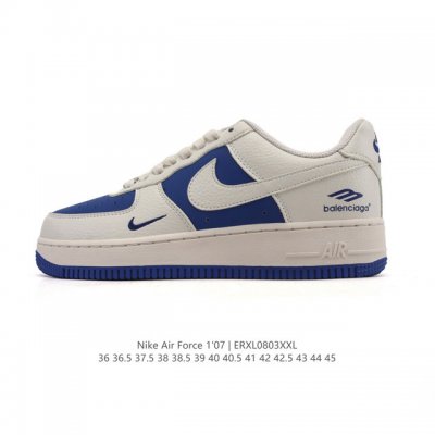 公司级 耐克 Nike Air Force 1 '07 Low 空军一号含气垫 小白鞋 低帮百搭厚底增高休闲运动板鞋。柔软、弹性十足的缓震性能和出色的中底设计，