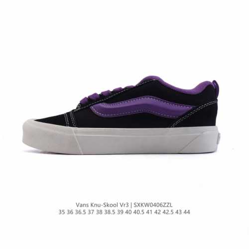 万斯 Vans Knu-Skool Vr3 Lx 面包鞋皮革拼接鞋面。坎普尔 茱利安系列低帮复古硫化休闲运动板鞋“肥胖版大Logo”要说整个年最为热门的鞋型之一