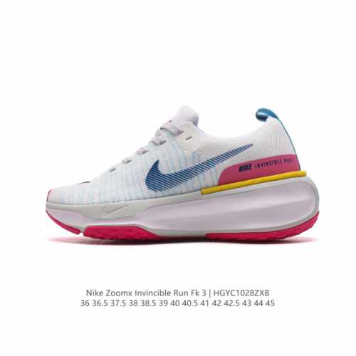 耐克 Nike ZOOMX INVINCIBLE RUN FK 3 机能风格运动鞋 厚底增高老爹鞋。最新一代的invincible 第三代来了！首先鞋面采用的是