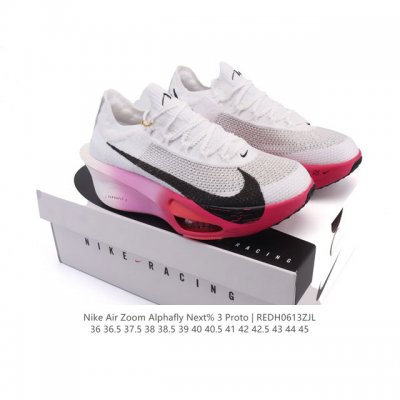 公司级 耐克 Nike Air Zoom Alphafly Next% 3代 马拉松三代 原标原盒真碳纤维 真Zoom X 气垫正确版型！鞋面采用更轻质更透气的