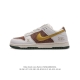 耐克 Nike Sb Dunk Low Pro X Lv 路易威登 联名 复古低帮休闲运动滑板板鞋。采用脚感柔软舒适zoomair气垫，有效吸收滑板等极限运动在