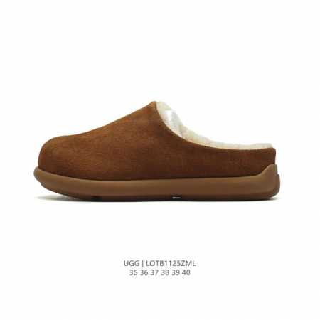 公司级 Ugg 棉拖 雪地靴 俏皮可爱的百变造型， 美国轻奢品牌ugg 平底系列冬季雪地休闲保暖家居包头棉拖鞋。官方同步包装 检验标 材料采用原厂防污防水皮料 - 点击图像关闭