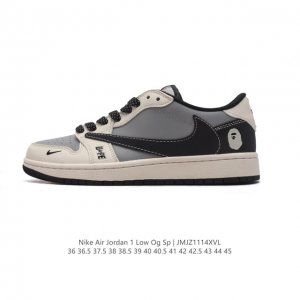 公司级 真标 耐克 Nike Air Jordan 1 Low Og Sp Military Blue Aj1乔1 倒勾低帮篮球鞋 Aj1 乔丹1代 Aj1 乔