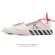 公司级 独家实拍Off-White Out Of Office 低帮系带时尚板鞋 厚底增高小白鞋 街头运动元素 双色设计 标志性Arrows图案标志性Zipti