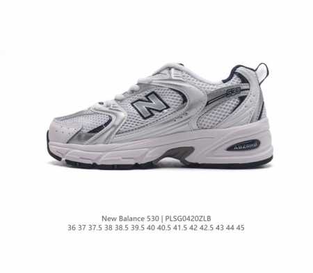真标 新百伦 Nb530 New Balance 530 复跑古鞋nb530这鞋双确实是nb家经复典古款式之一，以全科新技诠释，成打功造530鞋款。鞋面保在持5 - 点击图像关闭