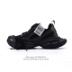 公司级 巴黎世家 Balenciaga 3Xl Sneakers 巴黎世家 十代网布系带低帮走秀复古老爹运动鞋 透气网纱 网面 材料和聚氨酯 磨损效果 鞋头边缘