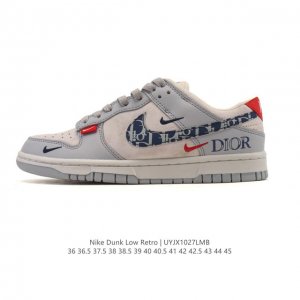 特价 耐克 Nike Dunk Low Retro 运动鞋复古板鞋，作为 80 年代经典篮球鞋款，起初专为硬木球场打造，后来成为席卷街头的时尚标杆，现以经典细节