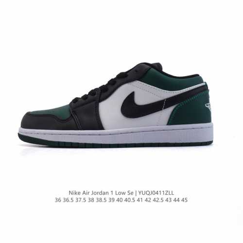 耐克 乔丹Air Jordan 1 Low Aj1 乔1 乔丹1代Aj1 低帮复古文化休闲运动篮球鞋，从1985 年面世的元年款汲取设计灵感，采用简洁大方的经典