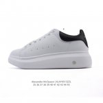 alexandermcqueen 亚历山大 麦昆Mcq 运动小白鞋 厚底增高闪尾光滑牛皮平底鞋休闲鞋 时尚男女板鞋潮运动鞋 ，火爆到大街小巷无人不知，无人不晓的