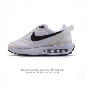 200 【公司级】耐克 Nike Air Max Dawn 黎明系列 低帮气垫百搭休闲运动慢跑鞋，从配色上彰显出浓厚的复古气质。最大的亮点当属鞋型设计上加入结构