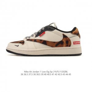 真标 耐克 Nike Air Jordan 1 Low Og Sp Military Blue Aj1乔1倒勾 2025年新款 低帮篮球鞋 Aj1 乔丹1代 A