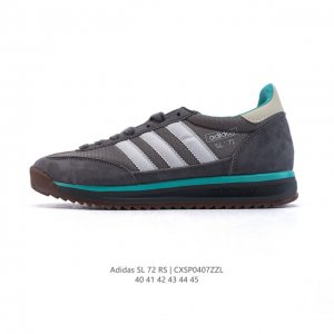 140 阿迪达斯Adidas Sl 72 Shoes 经典复古薄底运动鞋T头鞋 三叶草复古休闲跑步鞋休闲运动鞋 这款经典运动鞋携复古型格，来访你的活力日常 采用