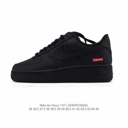 真标 耐克 Nike Air Force 1 '07 Low 空军一号含气垫 小白鞋 低帮百搭厚底增高休闲运动板鞋。柔软、弹性十足的缓震性能和出色的中底设计，横 - 点击图像关闭