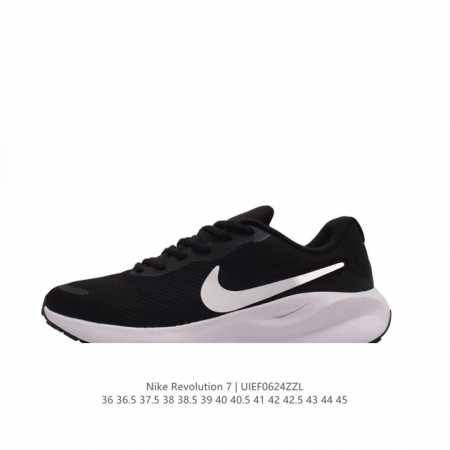 耐克 Nike Revolution 7 Wide 公路跑步鞋 宽版 厚底增高老爹鞋透气网面运动鞋。采用柔软缓震设计，具有出色支撑力，为你开启跑步新境界。这款公 - 点击图像关闭