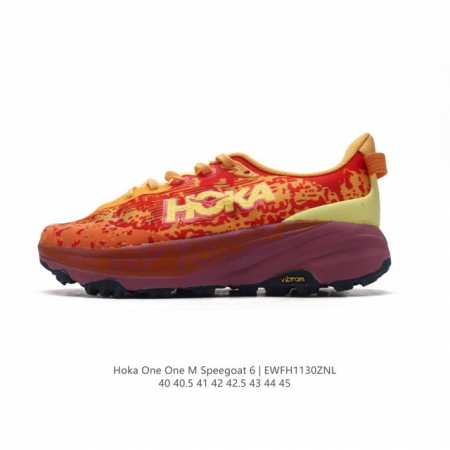 公司级 Hoka One One Speedgoat 6 飞速羚羊6 飞速羚羊系列的第六代越野跑鞋男士运动鞋，鞋款采用动态鞋面与内部支撑系统，并搭载hoka久经 - 点击图像关闭