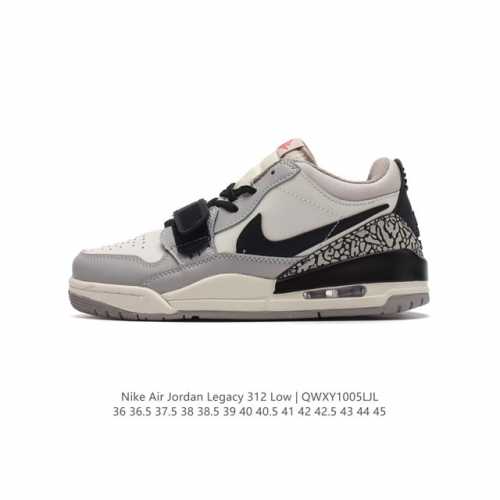 福利特价 耐克 Aj 乔丹 Air Jordan Legacy 312 低帮运动鞋 Aj312 乔312百搭篮球鞋 酷炫混搭，谁人不爱？Air Jordan L