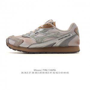 公司级 Mizuno 美津浓 复古时尚休闲舒适减震运动跑步鞋 美津浓Wave机械缓震，可以说是机械缓震跑鞋科技的翘楚。有着非凡的适应性，有着充分而持久的缓震能力