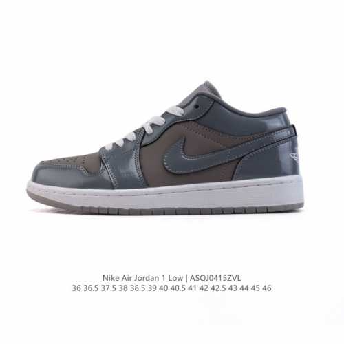 耐克 乔丹Air Jordan 1 Low Aj1 乔1 乔丹1代Aj1 低帮复古文化休闲运动篮球鞋，从1985 年面世的元年款汲取设计灵感，采用简洁大方的经典