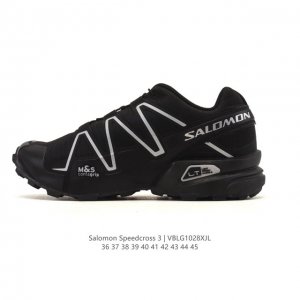 新品公司级 Salomon 萨洛蒙 Speedcross 3 减震 户外 织物 包裹性 支撑 防水 跑鞋 萨洛蒙 Salomon Speedcross 3是一款