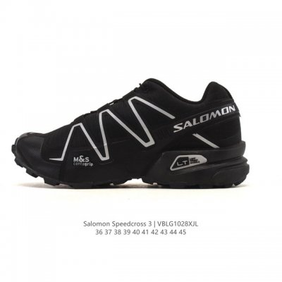 新品公司级 Salomon 萨洛蒙 Speedcross 3 减震 户外 织物 包裹性 支撑 防水 跑鞋 萨洛蒙 Salomon Speedcross 3是一款