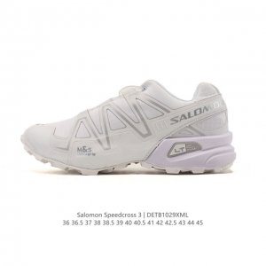 新品公司级 Salomon 萨洛蒙 Speedcross 3 减震 户外 织物 包裹性 支撑 防水 跑鞋 萨洛蒙 Salomon Speedcross 3是一款