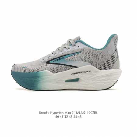 布鲁克斯Brooks马拉松竞速专业跑步鞋透气缓震男鞋 Hyperion Max 2 旋风 男 平衡 烈风2采用布鲁克斯全新升级后的中底技术，即注入充足氮气的Dn - 点击图像关闭