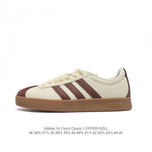 阿迪达斯 Adidas Vl Court Classic Shoes 运动休闲板鞋德训鞋 T头鞋 这款adidas经典运动鞋，以经典造型塑就百搭风格。灵感源自a