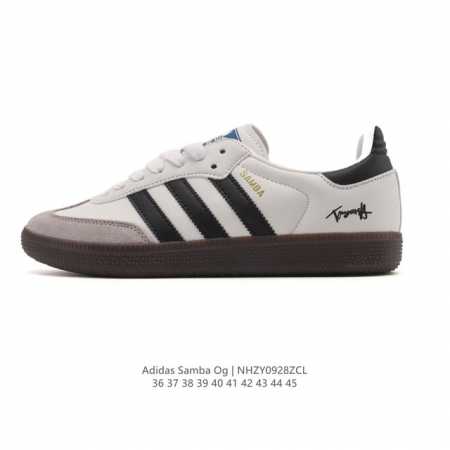 公司级 阿迪达斯 德训鞋 Adidas Originals Samba Og Shoes 经典运动鞋小白鞋 T头鞋 男女士板鞋 彰显休闲摩登风情的时尚经典鞋。它 - 点击图像关闭