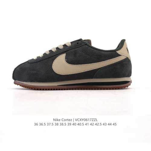Nike Classic Cortez Nylon 耐克阿甘鞋男女子运动鞋，秉承元年款经典风格，糅合防水鞋面设计，令双足保持干爽舒适。防水锦纶鞋面强势抵御风雨侵