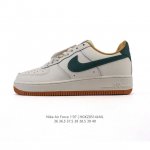 耐克 Nike Air Force 1 '07 Low 空军一号含气垫 低帮百搭 小白鞋 厚底增高休闲运动板鞋 柔软 弹性十足的缓震性能和出色的中底设计 横跨复