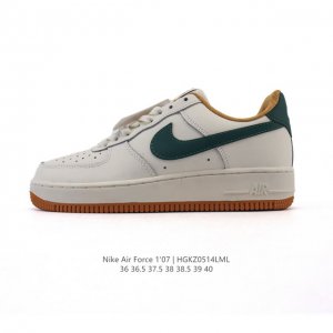 耐克 Nike Air Force 1 '07 Low 空军一号含气垫 低帮百搭 小白鞋 厚底增高休闲运动板鞋 柔软 弹性十足的缓震性能和出色的中底设计 横跨复