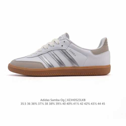 公司级 阿迪达斯 德训鞋 Adidas Originals Samba Og Shoes 经典运动鞋小白鞋 T头鞋 男女鞋 彰显休闲摩登风情的时尚经典鞋 它诞生