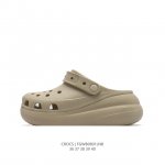 crocs 沙滩洞洞鞋 男女休闲厚底增高凉拖鞋 卡骆驰杨幂同款 厚底增高凸显大长腿沙滩鞋 选择尺码时 建议选大一码 脚感更舒适 这款没有鞋盒 类型：女鞋 尺码：