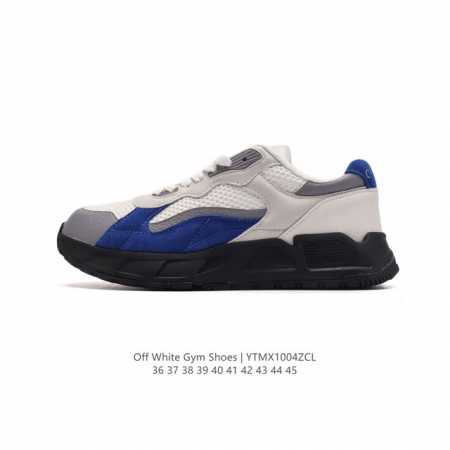 Off-White品牌运动板鞋 时尚小白鞋 厚底增高老爹慢跑鞋 近期流行的潮流穿搭球鞋，从virgil Abloh设计的标志到小白鞋成为热门单品，Ff-Whit - 点击图像关闭