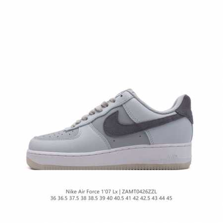耐克 Nike Air Force 1 '07 Low 空军一号含气垫 低帮百搭厚底增高休闲运动板鞋。柔软、弹性十足的缓震性能和出色的中底设计，横跨复古与现代的 - 点击图像关闭