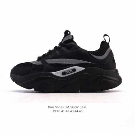 Dior 迪奥 高奢品牌 彰显高级气质 Dior 运动鞋低帮系列复古休闲鞋时尚慢跑鞋厚底老爹鞋圆头系带 运动跑鞋 生活休闲鞋 男款 时髦单品 时尚百搭 复古老爹 - 点击图像关闭