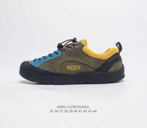 美国人气户外品牌-科恩keen Jasper Rocks Sp贾斯珀都市系列复古低帮系带户外风露营徒步登山运动训练鞋 原楦型开发纸版 采用固色翻毛皮鞋面材质 内