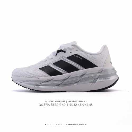 新品 Adidas 阿迪达斯新款Adidas Adistar 3 舒适防滑耐磨 低帮.厚底增高老爹鞋 马拉松耐磨运动跑步鞋，Adistar 3 超过40Mm的