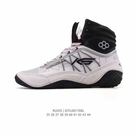 新品公司级 Rudis Adult 巴勒斯专业举重支撑透气防滑拳击摔跤鞋 专业格斗训练鞋 时尚高帮运动跑步鞋。Rudis 鲁迪斯 是一个专注于格斗训练鞋的品牌， - 点击图像关闭