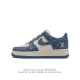 公司级 Louis Vuitton x Nike Air Force 1 Low 路易威登联名 耐克 空军一号 AF1 低帮百搭休闲厚底增高运动板鞋。柔软、弹性
